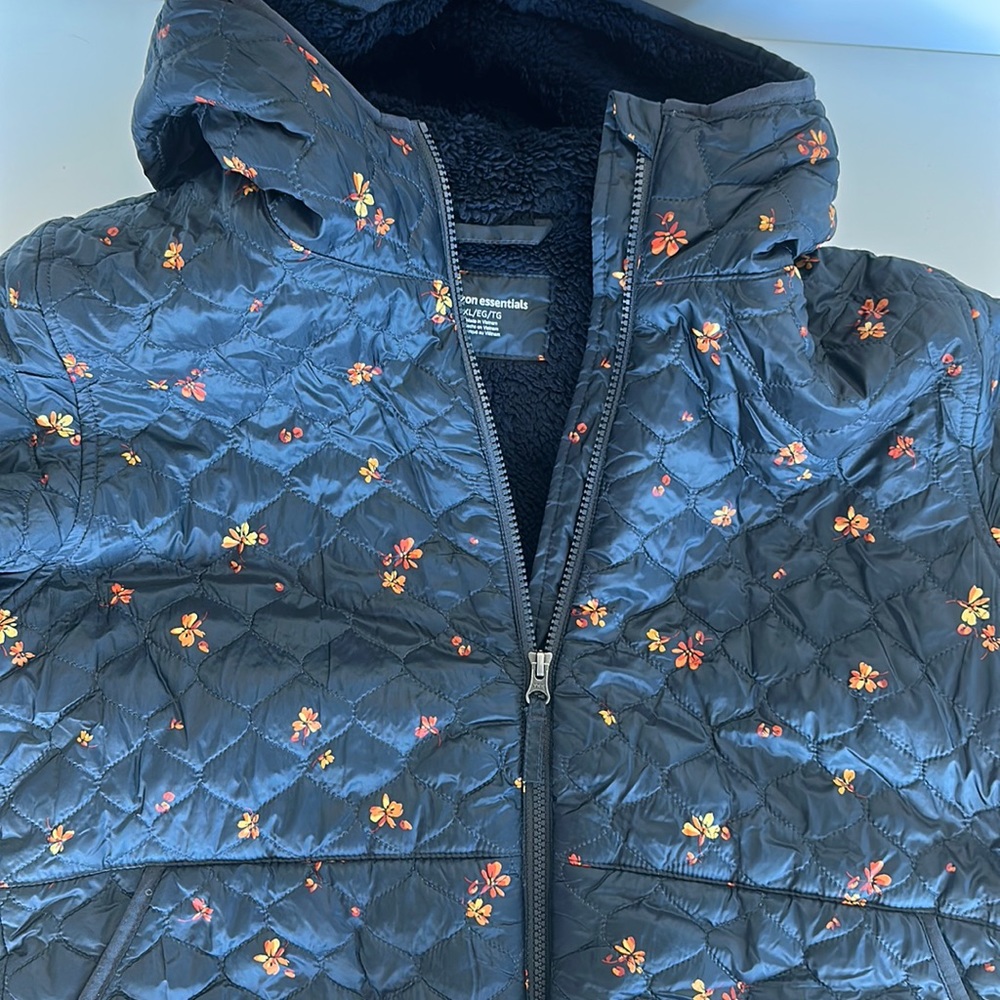 Winter Coat with flowers!